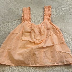 Xírena Coral Square Neckline Sleeveless Top